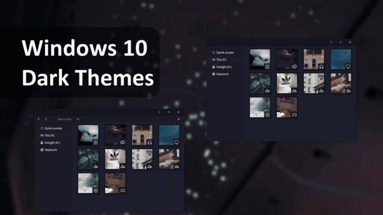 dark theme for windows 10