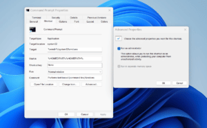 Open CMD Using a Desktop Shortcut